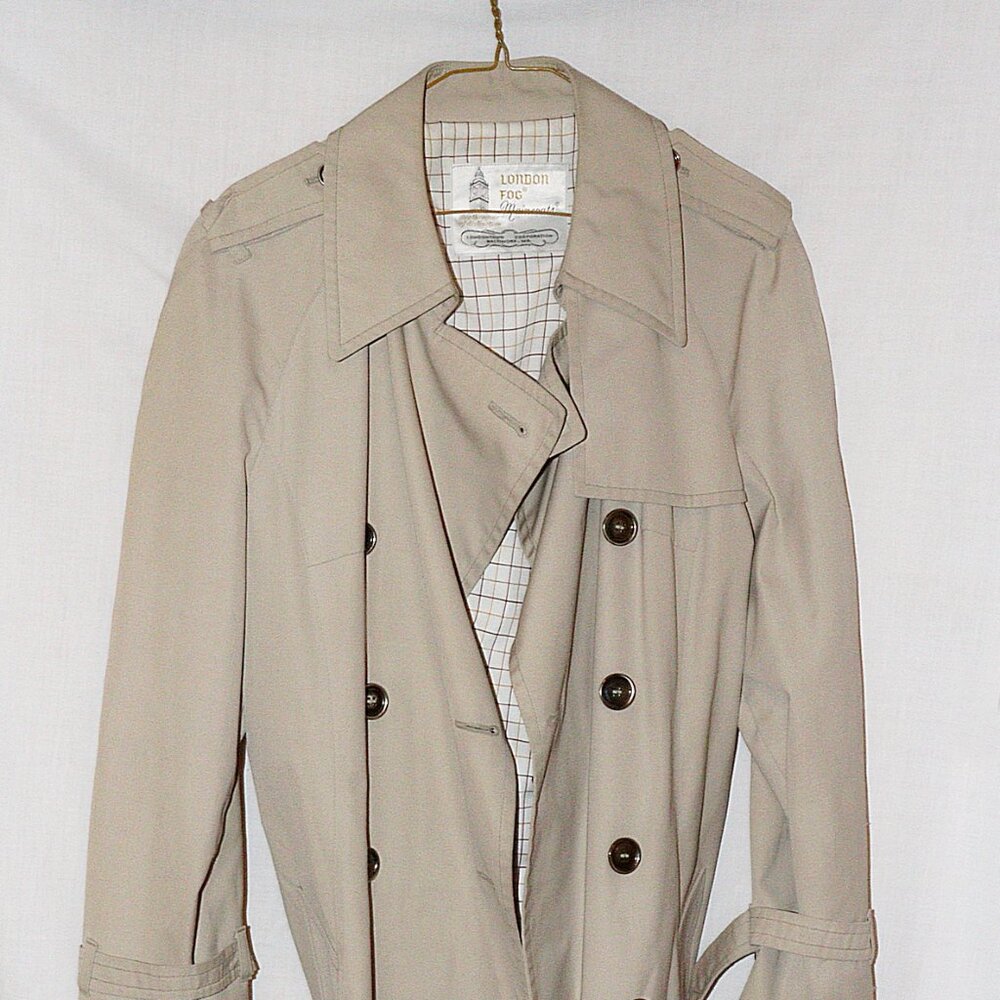 Vintage classic London fog rain/over coat 12 reg